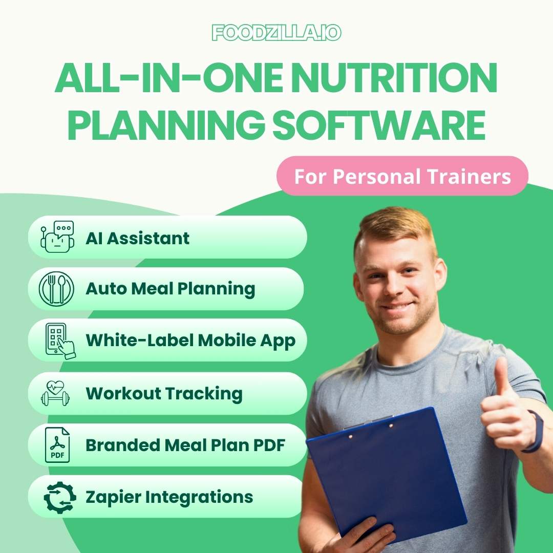 meal planning software for personal trainers