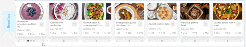 multiple items per meal