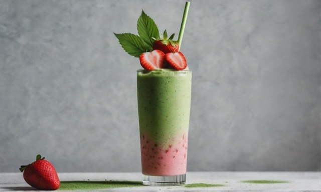 strawberry-matcha-smoothie